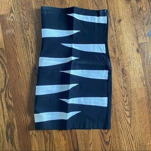 Black and white dress